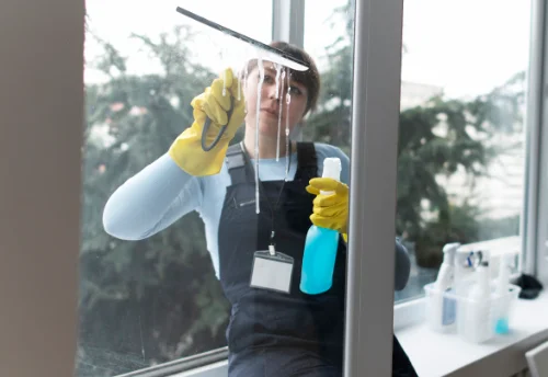 Nettoyage de vitres intérieures et extérieures à Moult-Chicheboville